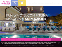 Tablet Screenshot of hotellaplaja.it